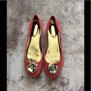 Calvin Klein Maxes Flats Red